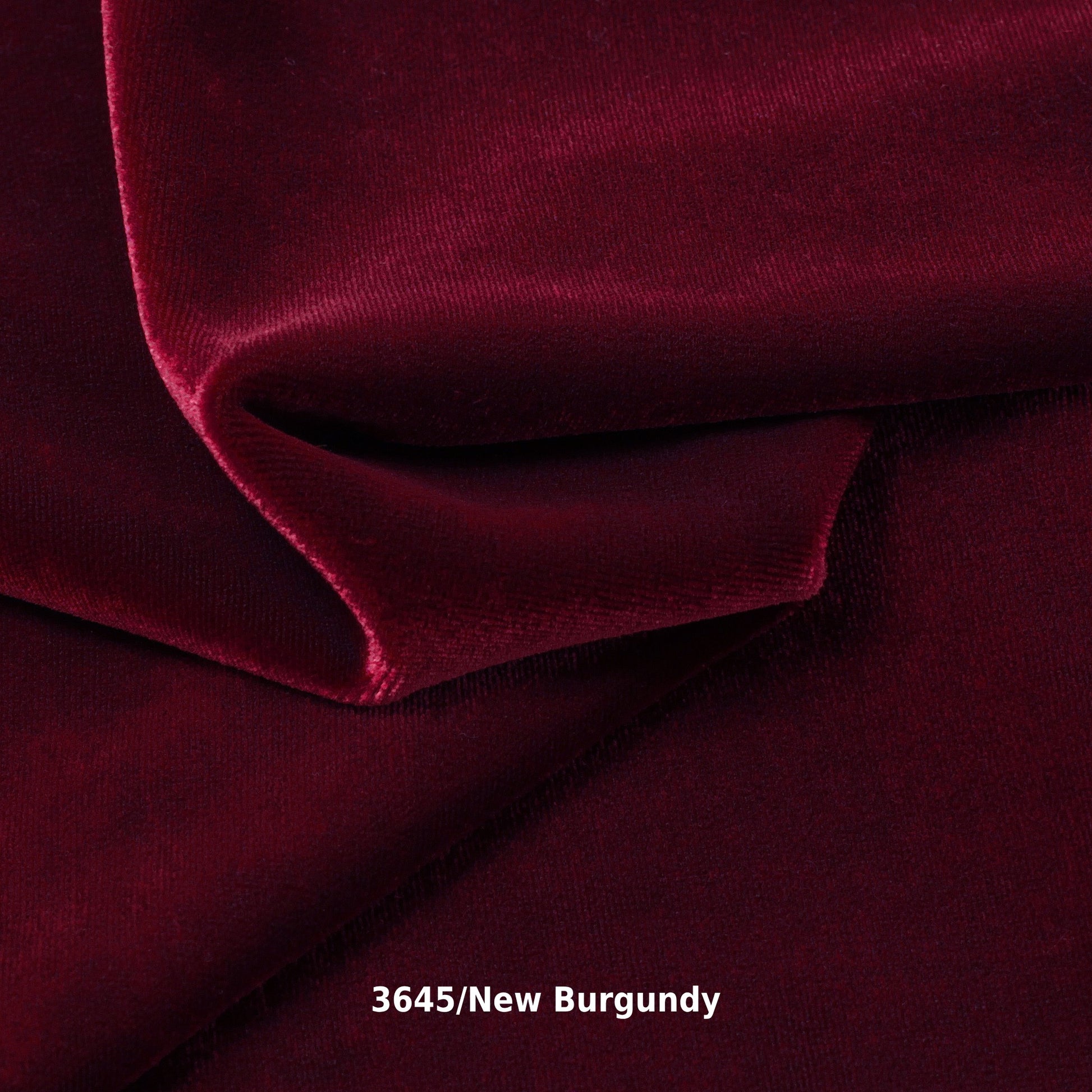 Stretch Velvet Solid New Maroon Width 58/60 Apparel Fabric